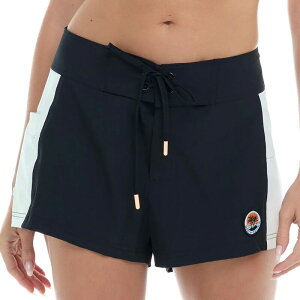 �{�f�B�[�O���[�� ���f�B�[�X �{�g���X �n�[�t�p���c�E�V���[�c Body Glove Surf Crew Vapor Short - Women's Black �u���b�N