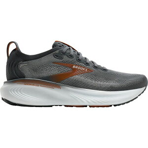 �u���b�N�X �����Y �V���[�Y �X�j�[�J�[ Brooks Adrenaline GTS 25 Running Shoe - Men's Turbulence/Bombay Brown/Grey �O���[
