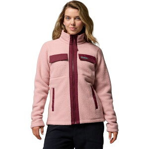 �R�����r�A ���f�B�[�X �A�E�^�[ �W���P�b�g�E�u���]�� �t���[�X Columbia Juniper Peak Full-Zip Fleece Jacket - Women's Eraser Pink/Rich Wine ���C��