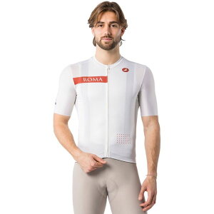 �J�X�e�� �����Y �g�b�v�X T�V���c ���� �W���[�W�[ Castelli #GIRO109 Rome Short-Sleeve Jersey - Men's Chalk/Red Ochre �`���[�N