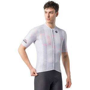 �J�X�e�� �����Y �g�b�v�X T�V���c ���� �W���[�W�[ Castelli #GIRO109 Rome Short-Sleeve Jersey - Men'silver Gray/Rosa Giro �O���[