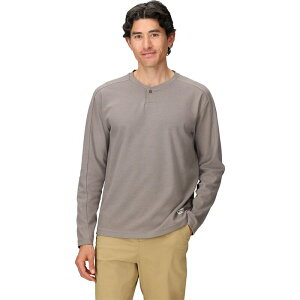 �}�[���b�g �����Y �g�b�v�X �V���c ���� Marmot Redwood Long-Sleeve Henley - Men's Claystone Heather �w�U�[