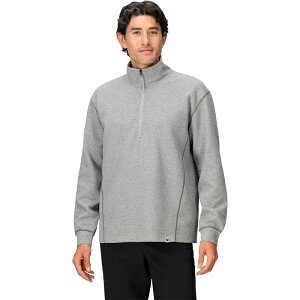 �}�[���b�g �����Y �g�b�v�X �V���c Marmot Ridge Tech 1/2-Zip Top - Men's Grey Heather �O���[