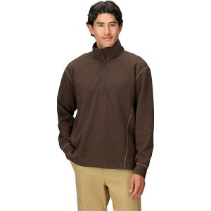 �}�[���b�g �����Y �g�b�v�X �V���c Marmot Ridge Tech 1/2-Zip Top - Men's Hickory Nut Heather �w�U�[