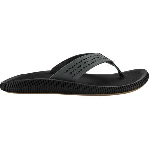 �I���J�C �����Y �V���[�Y �T���_�� Olukai Ulele Flip Flop - Men's Dk Shadow/Lava Rock