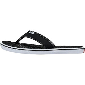 �o���Y �����Y �V���[�Y �T���_�� Vans LA Costa Lite Flip Flop - Men's Black/White �z���C�g