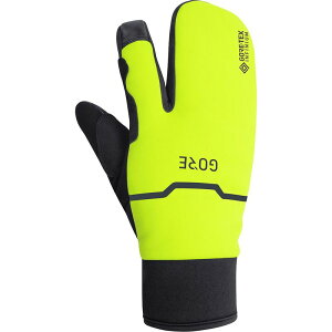 �S�A�E�F�A �����Y �A�N�Z�T���[ ��� GOREWEAR GORE-TEX INFINIUM Thermo Split Glove - Men's Black/Neon Yellow �u���b�N