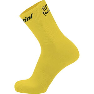 �T���e�B�[�j �����Y �A���_�[�E�F�A �C�� �I�[�o�[�I�[�� Santini TDF Official Overalleader Sock Giallo