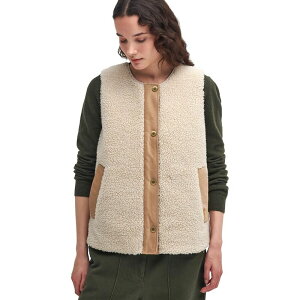 �o�u�A�[ ���f�B�[�X �g�b�v�X �x�X�g Barbour Dulsie Liner Vest - Women's Ecru/Ancient �G�N����
