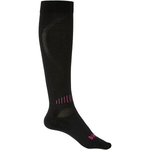 ubWf[ fB[X A_[EFA C XL[ Black/Pink Bridgedale Ski Race Sock - Women's