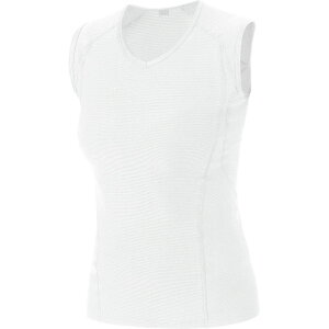�S�A�E�F�A ���f�B�[�X �g�b�v�X �V���c �m�[�X���[�u GOREWEAR Base Layer Sleevelesshirt - Women's White �z���C�g