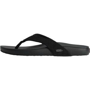 �o���Y ���f�B�[�X �V���[�Y �T���_�� Vans Mallorca Flip Flop - Women's Black/Black �u���b�N