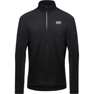 �S�A�E�F�A �����Y �A�E�^�[ �W���P�b�g�E�u���]�� GOREWEAR TrailKPR Hybrid 1/2-Zip Jacket - Men's Black �u���b�N