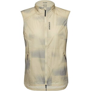 �S�A�E�F�A ���f�B�[�X �A�E�^�[ �W���P�b�g�E�u���]�� �x�X�g GOREWEAR Concurve Cloud Windbreaker Vest - Women's Tech Beige/Lab Gray �O���[