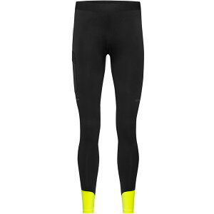 �S�A�E�F�A �����Y �{�g���X �J�W���A���p���c GOREWEAR Concurve Thermo Tight 2.0 - Men's Black/Neon Yellow �u���b�N