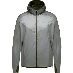 �S�A�E�F�A �����Y �A�E�^�[ �W���P�b�g�E�u���]�� GOREWEAR5 GTX Infinium Insulated Jacket - Men's Lab Gray/Utility Green �O���[
