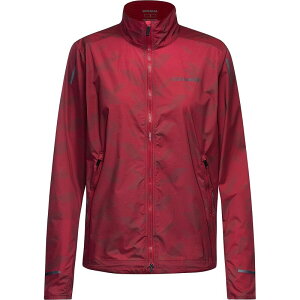 �S�A�E�F�A ���f�B�[�X �A�E�^�[ �W���P�b�g�E�u���]�� �O���t�B�b�N GOREWEAR Concurve 3D Graphic Windbreaker - Women's Utility Red ���b�h