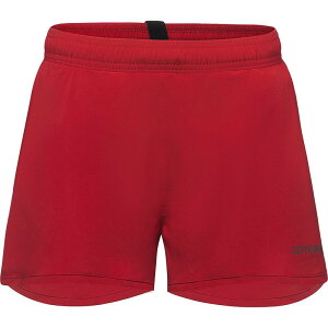�S�A�E�F�A ���f�B�[�X �{�g���X �J�W���A���p���c GOREWEAR Concurve 3in Brief Short - Women's Utility Red ���b�h