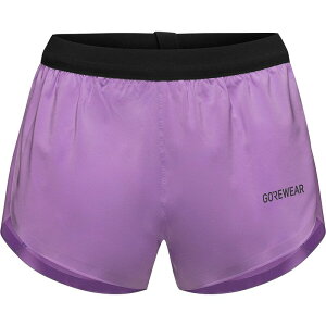 �S�A�E�F�A ���f�B�[�X �{�g���X �J�W���A���p���c GOREWEAR Concurve Split Short - Women'scrub Purple �p�[�v��