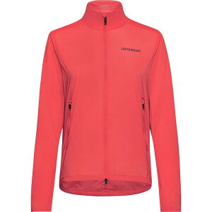 �S�A�E�F�A ���f�B�[�X �A�E�^�[ �W���P�b�g�E�u���]�� GOREWEAR Concurve Windbreaker - Women's Coral Red ���b�h