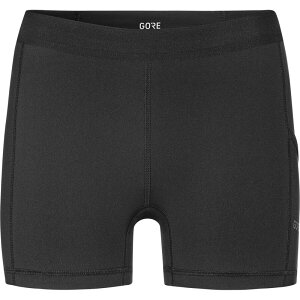 �S�A�E�F�A ���f�B�[�X �{�g���X �J�W���A���p���c GOREWEAR Contest Race Shortight - Women's Black �u���b�N