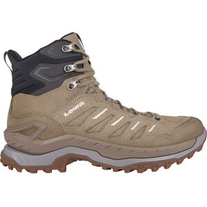 ���A �����Y �V���[�Y �u�[�c�E���C���u�[�c Lowa Innovo Mid Hiking Boot - Men's Dune/Grey �O���[