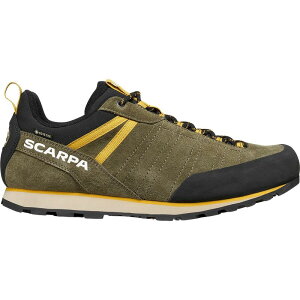 �X�J���p �����Y �V���[�Y �X�j�[�J�[ Scarpa Crux 2 GTX Approach Shoe - Men's Kalamata/Lemon Curry