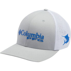 コロンビア メンズ 帽子 アクセサリー PFG Mesh Trucker Hat - Men's Cool Grey/White/Vivid Blue/Marlin