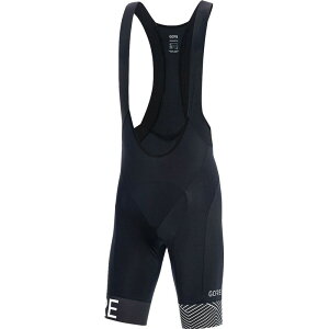�S�A�E�F�A �����Y �{�g���X �n�[�t�p���c�E�V���[�c GOREWEAR C5 Optiline Bib Short+ - Men's Black/White �z���C�g