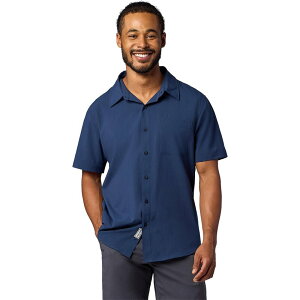 �}�[���b�g �����Y �g�b�v�X �V���c ���� Marmot AirExchange Short-Sleeve Shirt - Men's Nightfall Navy �l�C�r�[