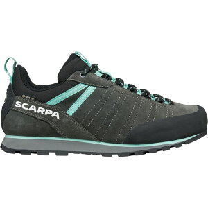 �X�J���p ���f�B�[�X �V���[�Y �X�j�[�J�[ Scarpa Crux 2 GTX Approach Shoe - Women'shark/Aqua �A�N�A