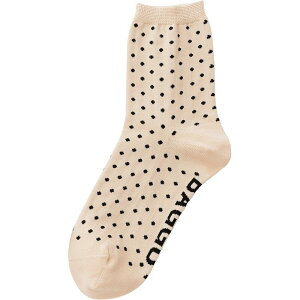 �o�b�O�[ �����Y �A���_�[�E�F�A �C�� BAGGU Crew Sock Micro Blue and White Polka Dot �z���C�g