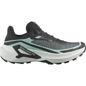 �T������ ���f�B�[�X �V���[�Y �X�j�[�J�[ Salomon Genesis 2 Trail Running Shoe - Women's Clearly Aqua/Black/Lichen �u���b�N