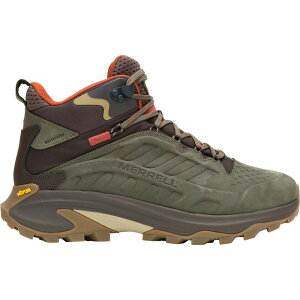yz  Y u[cECu[c V[Y Moab Speed 2 LTR Mid WP Hiking Boot - Men's Olive