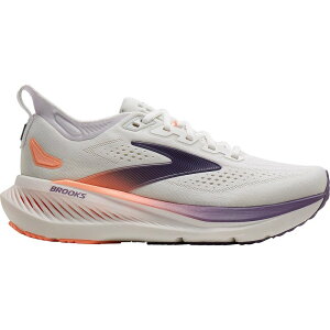 �u���b�N�X ���f�B�[�X �V���[�Y �X�j�[�J�[ Brooks Glycerin 23 Running Shoe - Women's White/Mulled Grape/Clear �z���C�g
