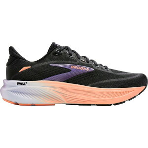 �u���b�N�X ���f�B�[�X �V���[�Y �X�j�[�J�[ Brooks Ghost 18 Running Shoe - Women's Black/Mulled Grape/Peach �u���b�N
