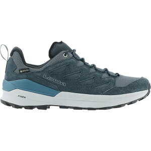 ���A �����Y �V���[�Y �X�j�[�J�[ Lowa Tetonix Lo GTX Hiking Shoe - Men's Navy/Grey �O���[