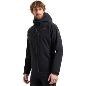���X�|���e�B�o �����Y �A�E�^�[ �W���P�b�g�E�u���]�� La Sportiva Helixir Shell Jacket - Men's Black/Chalk �`���[�N