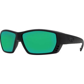 コスタ メンズ サングラス・アイウェア アクセサリー Tuna Alley 580G Polarized Sunglasses Blackout Frame/Green Mirror 580G