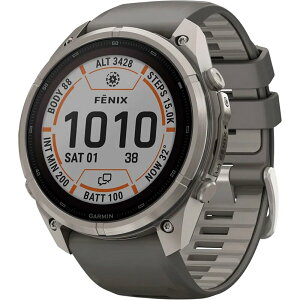 �K�[�~�� �����Y �A�N�Z�T���[ �r���v Garmin Fenix 9 Pro Solar inReach Sport Watch Titanium/Pebble Gray �O���[