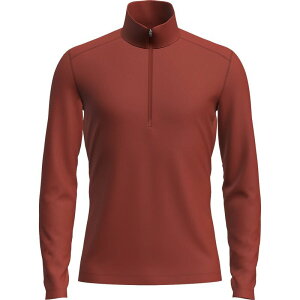 �A�C�X�u���[�J�[ �����Y �g�b�v�X T�V���c ���� Icebreaker Merino 260 Tech Long-Sleeve 1/2-Zip Top - Men's Agate