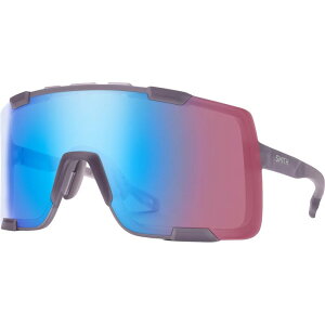 �X�~�X �����Y �A�N�Z�T���[ �T���O���X�E�A�C�E�F�A Smith Syncline ChromaPop Sunglasses Matte Meteorite Crystal/ChromaPop Low Light Rose Blue Mirror �u���[