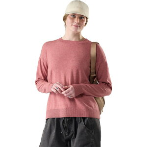 �X�}�[�g�E�[�� ���f�B�[�X �A�E�^�[ �j�b�g�E�Z�[�^�[ �J���[�u���b�N Smartwool Edgewood Colorblock Crew Sweater - Women's Rosewood Heather �w�U�[