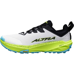 �A���g�� �����Y �V���[�Y �X�j�[�J�[ Altra Experience Wild 3+ Trail Running Shoe - Men's White/Lime �z���C�g