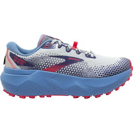 ブルックス レディース スニーカー シューズ Caldera 6 Trail Running Shoe - Women's Oyster/Blissful Blue/Pink