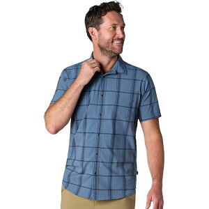 �t���C���[ �����Y �g�b�v�X �V���c Flylow Anderson Shirt - Men's Ocean/Night Plaid �`�F�b�N
