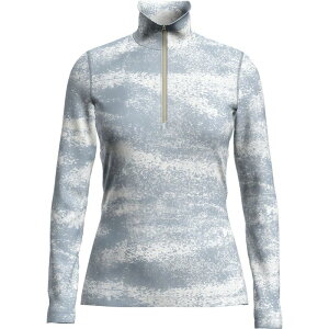 �A�C�X�u���[�J�[ ���f�B�[�X �g�b�v�X T�V���c Icebreaker Merino 260 Oasis Vertex Chillwave 1/2-Zip Top - Women'snow/Zinc Blue/J �u���[