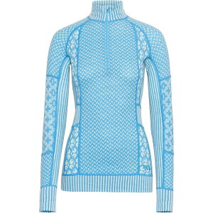 �J�� �c���[ ���f�B�[�X �g�b�v�X T�V���c Kari Traa Smekker 1/2-Zip Top - Women's Ocean 2