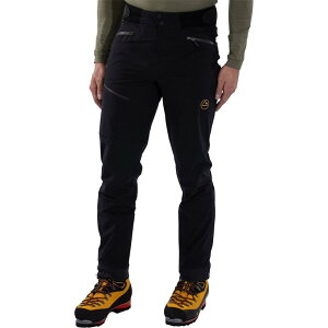 ���X�|���e�B�o �����Y �{�g���X �J�W���A���p���c La Sportiva Helixir 3L Shell Pant - Men's Black/Yellow �u���b�N