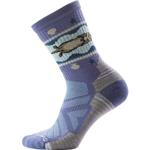 �X�}�[�g�E�[�� ���f�B�[�X �A���_�[�E�F�A �C�� Smartwool Hike Light Cushion Otter Float Crew Sock - Women's Nightfall Blue �u���[
